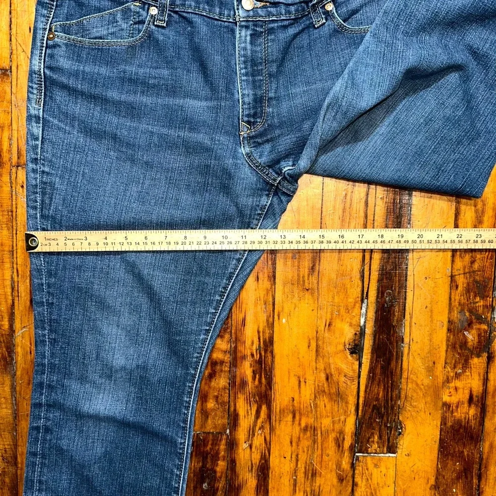 The Flirt Bootcut Jeans Womens Size 16 Blue Denim Regular Fit Medium Wash Preppy